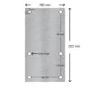 WALL BRACKET WITH SWIVEL - 1