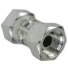 FEMALE TO FEMALE STAINLESS STEEL SWIVEL ADAPTOR-1/4"F to 1/4"F - 0