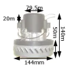 VAC MOTOR, 1 STAGE, 1000W, 230V, 50HZ, BYPASS - 0