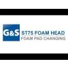 ST75 FOAM HEAD 1.75 (085) 1/4"F BLUE - 2