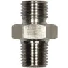 MALE TO MALE STAINLESS STEEL DOUBLE NIPPLE ADAPTOR BSP TAPERED -3/8"M to 1/2"TM - 0