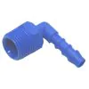 HOSE TAIL 90&deg; PLASTIC 3/4&quot;M X 19mm - 0