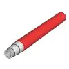 HYGIENE ULTRA 40 ANTIMICROBIAL DN12 HOSE, RED  - 0