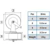 RM 534 STAINLESS STEEL AUTOMATIC HOSE REEL UP TO 28M - 1