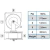 RM 544 STAINLESS STEEL AUTOMATIC HOSE REEL UP TO 30M - 1