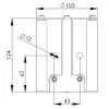 HOSE GUIDE, WALL MOUNTED - 2