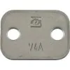 ZINC PLATED TOP PLATE FOR 20, 22 & 25 mm OD PIPE  - 0