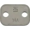 ZINC PLATED TOP PLATE FOR 12 mm OD PIPE  - 0