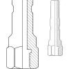 KEW SPIGOT PLUG 1/4" F - 0