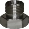 MALE PLUG WITH RIM-1/4" - 1