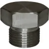 MALE PLUG WITH RIM-1/4" - 0