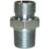 MALE TO MALE ZINC PLATED STEEL DOUBLE NIPPLE ADAPTOR BSP TAPERED-3/4"M to 3/4"TM - 0