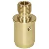 BRASS END FOR TELESCOPIC HANDLE - 0