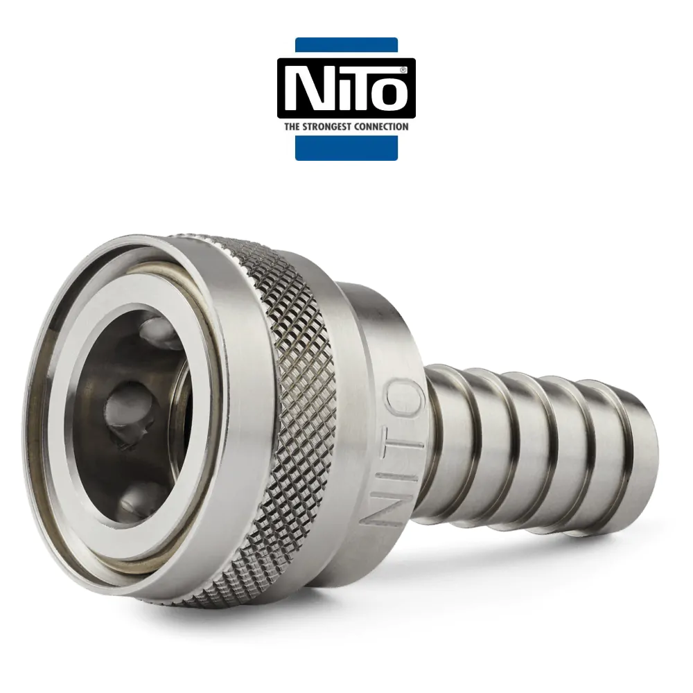 Nito coupling with hosetail Nito coupling with hosetail
